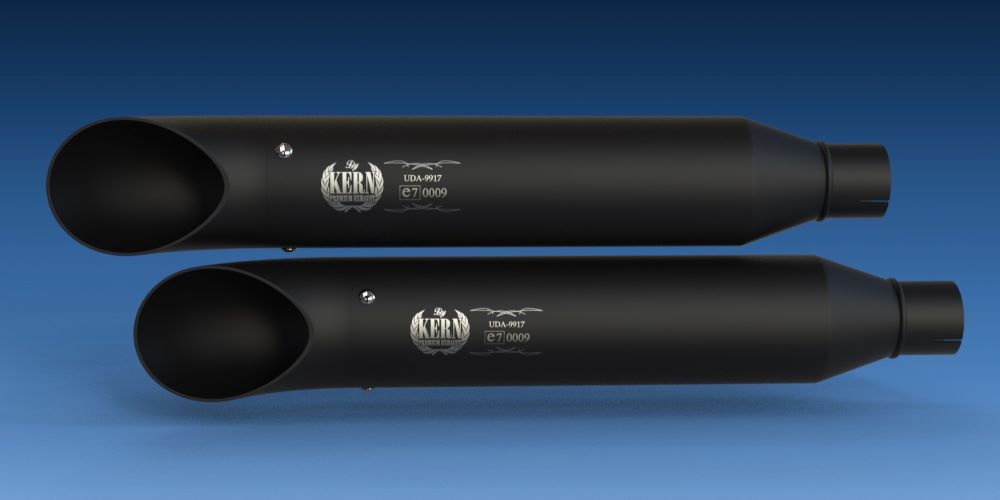 softail-dyna-sportster-exhaust-turn out-black-harley-davidson (4)