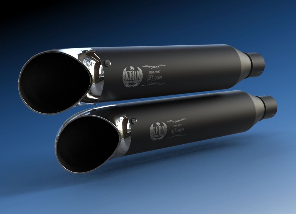 softail-dyna-sportster-exhaust-turn out-black-harley-davidson (7)